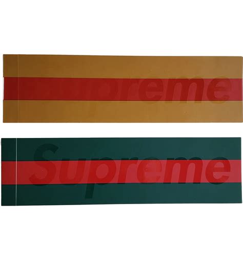 is the supreme gucci box logo real|supreme box history.